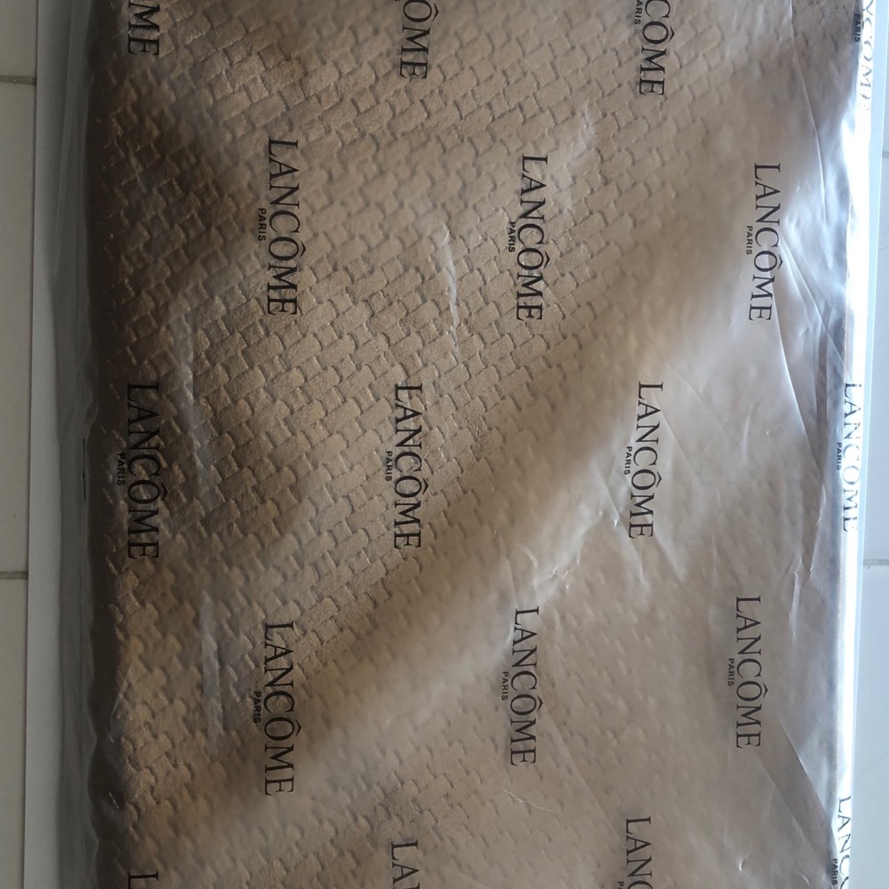 Gold Lancôme Bag